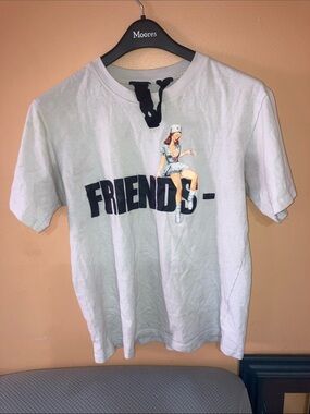 RARE* Vlone FRIENDS- Nurse Pin up Girl Tee